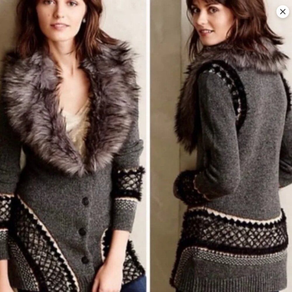 Anthropologie Corby Lodge Sweater Size L